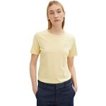 Gelbe Tom Tailor T-Shirts für Damen Größe M 