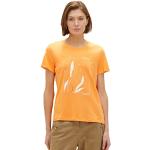 Reduzierte Aprikose Kurzärmelige Tom Tailor T-Shirts für Damen Größe 3 XL 