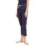 Reduzierte Blaue Tom Tailor Ocean Paperbag-Hosen mit Gürtel für Damen Weite 34 für Partys 