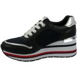 Tom Tailor Damen 1195402 Sneaker, Navy-Silver, 40