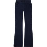 TOM TAILOR Damen Alexa Narrow Bootcut Jeans, blau, Uni, Gr. 30/32