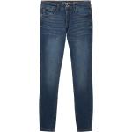Blaue Unifarbene Tom Tailor Alexa Skinny Jeans aus Denim für Damen Größe XS Weite 27, Länge 32 