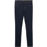 Blaue Unifarbene Tom Tailor Alexa Skinny Jeans aus Denim für Damen Größe XS Weite 28, Länge 32 