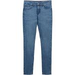 Blaue Unifarbene Tom Tailor Alexa Skinny Jeans aus Denim für Damen Größe XS Weite 32, Länge 30 