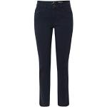 Blaue Tom Tailor Alexa Slim Fit Jeans mit Reißverschluss aus Denim für Damen Weite 28 