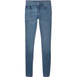 Blaue Unifarbene Tom Tailor Alexa Slim Fit Jeans aus Denim für Damen Weite 33, Länge 32 