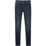 Blaue Unifarbene Tom Tailor Alexa Slim Fit Jeans aus Denim für Damen Größe XS Weite 34, Länge 32 