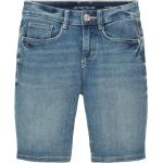 Reduzierte Blaue Melierte Tom Tailor Melange Jeans-Shorts aus Denim für Damen Größe XL für den für den Sommer 