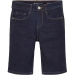 Blaue Melierte Tom Tailor Melange Jeans-Shorts aus Denim für Damen Größe XL für den für den Sommer 