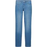 TOM TAILOR Damen Alexa Straight Jeans, blau, Uni, Gr. 28/30