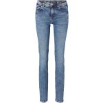 Blaue Unifarbene Tom Tailor Alexa Bio Straight Leg Jeans aus Denim für Damen Größe XS Weite 26, Länge 32 