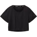 Schwarze Unifarbene Tom Tailor T-Shirts für Damen Größe XL 