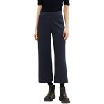 Reduzierte Blaue Business Tom Tailor Business-Hosen mit Reißverschluss für Damen Weite 44 für Partys 