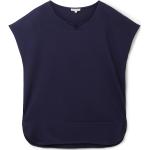 Reduzierte Blaue Unifarbene Tom Tailor T-Shirts für Damen Größe L 