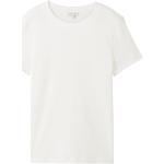 Weiße Unifarbene Tom Tailor T-Shirts für Damen Größe 3 XL 