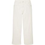 Weiße Unifarbene Tom Tailor Damenjeans aus Denim Größe XS Weite 34, Länge 28 
