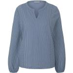 Blaue Gestreifte Tom Tailor Streifenshirts für Damen Größe XL für den für den Frühling 