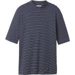 Blaue Gestreifte Tom Tailor T-Shirts für Damen Größe XL 