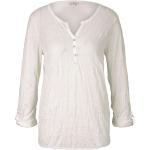 Reduzierte Weiße 3/4-ärmelige Tom Tailor Jerseyshirts aus Jersey für Damen Größe XL 