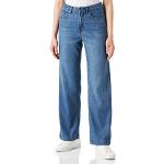 Graue Loose Fit Tom Tailor Denim High Waist Jeans aus Denim für Damen Weite 31 