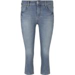 Reduzierte Blaue Tom Tailor Denim Capri-Jeans aus Denim für Damen Größe XXL 