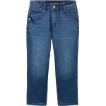 Blaue Unifarbene Tom Tailor Capri-Jeans für Damen Größe XXL 