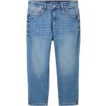 Blaue Unifarbene Tom Tailor Capri-Jeans aus Denim für Damen 