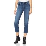 Reduzierte Blaue Tom Tailor Denim Bio Straight Leg Jeans mit Reißverschluss aus Baumwolle für Damen Weite 28 