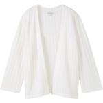 Weiße Unifarbene Tom Tailor Damencardigans Größe XL 