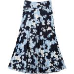 Reduzierte Blaue Blumenmuster Tom Tailor Festliche Röcke für Damen Größe S 