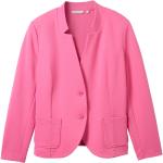 Reduzierte Rosa Unifarbene Tom Tailor Baumwollblazer aus Baumwolle für Damen Größe L 