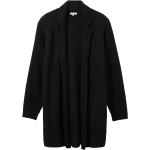 Reduzierte Schwarze Unifarbene Tom Tailor Damencardigans Größe XL 