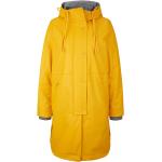 Reduzierte Gelbe Wasserdichte Tom Tailor Regenmäntel für Damen Größe XXL für den für den Herbst 