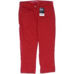 Reduzierte Rote Tom Tailor Stoffhosen aus Leder für Damen Größe XS 