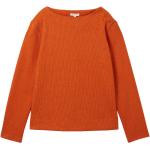 Reduzierte Orange Melierte Tom Tailor Melange Damensweatshirts Größe M 