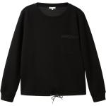 Reduzierte Schwarze Unifarbene Tom Tailor Damensweatshirts Größe XS 