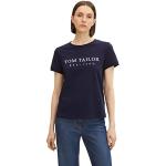 TOM TAILOR Damen T-Shirt mit Logo-Print aus Bio-Baumwolle