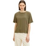 Reduzierte Olivgrüne Tom Tailor T-Shirts für Damen Größe S 