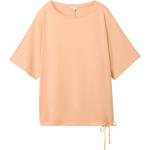 Reduzierte Orange Unifarbene Tom Tailor T-Shirts für Damen Größe L 