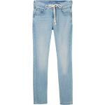 Blaue Unifarbene Tom Tailor Tapered Jeans aus Denim für Damen Größe XXL Weite 26, Länge 30 