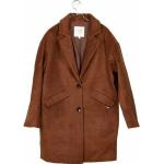 Braune Tom Tailor Wollmäntel aus Wolle für Damen Größe XS für den für den Winter 