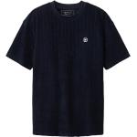 Tom Tailor Denim Basic T-Shirt aus Frottee (1036458) blue