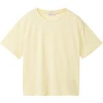 Gelbe Unifarbene T-Shirts aus Denim für Damen Größe XL 