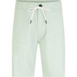 Grüne Tom Tailor Denim Jeans-Bermudas aus Leinen für Herren Größe S für den für den Sommer 