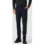 Marineblaue Tom Tailor Denim Chino-Jeans mit Gürtel aus Baumwolle für Herren Größe XXL Weite 30, Länge 32 