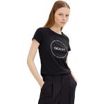 Reduzierte Schwarze Tom Tailor Denim T-Shirts für Damen Größe M 
