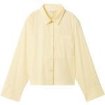 Reduzierte Gelbe Unifarbene Tom Tailor Denim Damenjeanshemden aus Denim Größe XL 