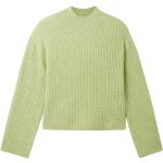 Reduzierte Grüne Melierte Tom Tailor Melange Damenpullover aus Denim Größe XL 