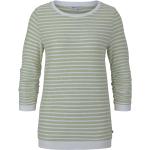 Reduzierte Grüne Gestreifte Tom Tailor Denim Damensweatshirts Größe L 