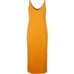 Reduzierte Orange Tom Tailor Denim Midi Midikleider & knielange Kleider für Damen Größe S 